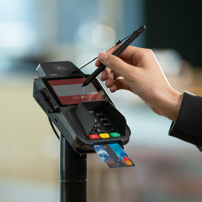 4 Inch HD Android Pin Pad Machine IP53 Waterproof With NFC Reader