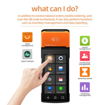 Android Pos Sim Card NFC GMS 4G Supermarket Equipment Sistemas Pos Payment Machine Restaurant Pos